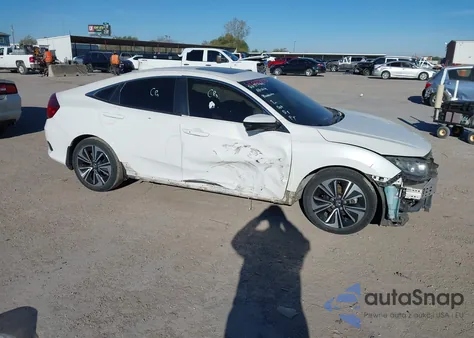 2017 Honda Civic Ex-L z USA, uszkodzony, nr VIN 19XFC1F70HE007321